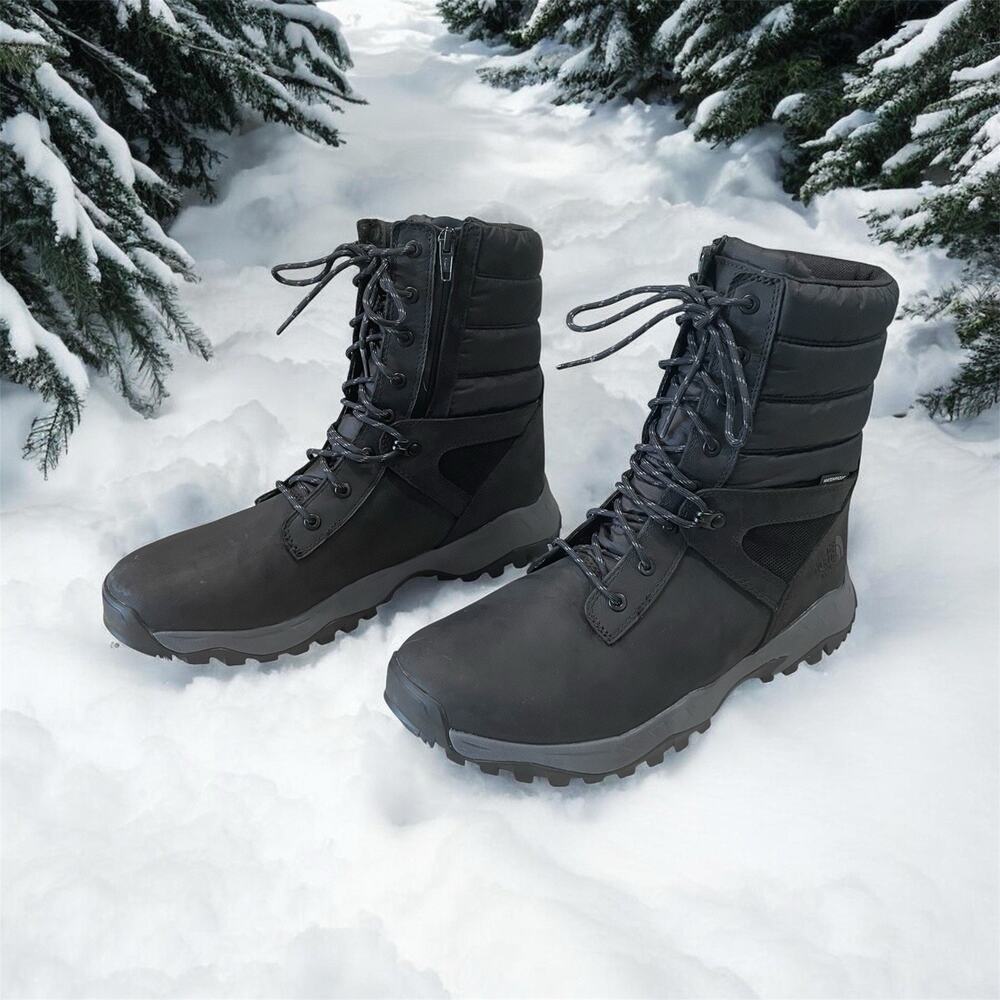 The North Face Thermoball Zip-Up Boots Black Men’s Size 11 -Waterproof Outdoors